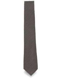 Canali - Geometric-Pattern Silk-Blend Tie - Lyst