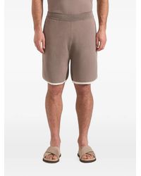 Manière De Voir - Regis Contrast-Detail Knit Shorts - Lyst