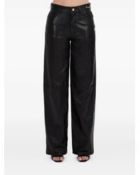Amiri - Leather Straight Pants - Lyst