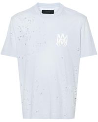 Amiri - Washed Shotgun Cotton T-shirt - Lyst
