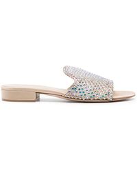 Le Silla - Gilda Crystal-embellished Sandals - Lyst
