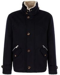 Brunello Cucinelli - Gefütterte Kaschmirjacke - Lyst