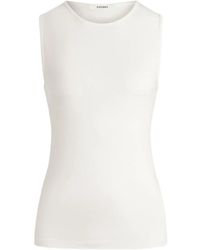 12 STOREEZ - Sleeveless Tank Top - Lyst