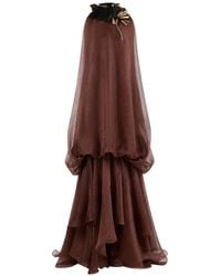 Gemy Maalouf - Robe Volantée À Volants Superposés - Lyst