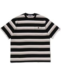 A Bathing Ape - Striped Pocket T-Shirt - Lyst