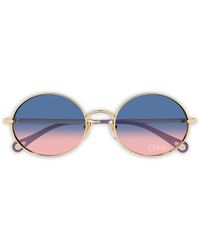 Chloé - Ch0326S Round Frame Sunglasses - Lyst