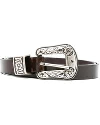 Golden Goose - Belt New Tex Shiny Wavy Leather Body - Lyst