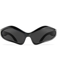 Balenciaga - Fennec Oval-frame Sunglasses - Lyst
