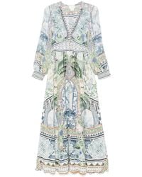 CAMILLA - Robe Jardim Party À Coupe Longue - Lyst