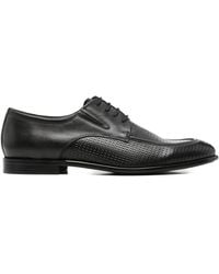 Alberto Gozzi - Perforated Derby Shoes - Lyst