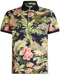 Etro - フローラル ポロシャツ - Lyst