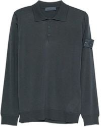 Stone Island - Polo Ghost À Manches Longues - Lyst
