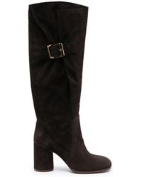Casadei - Cleo Kate 85Mm Suede Boots - Lyst