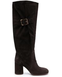 Casadei - Cleo Kate 85Mm Suede Boots - Lyst