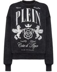 Philipp Plein - Crystal-Embellishment Sweatshirt - Lyst