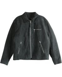 Stussy 8 Ball Suede Bing Jacket in Black for Men | Lyst UK