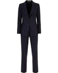 Tagliatore - Pinstripe-Pattern Single-Breasted Suit - Lyst