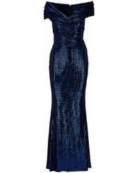 Talbot Runhof - Tokara Off-Shoulder Maxi Dress - Lyst