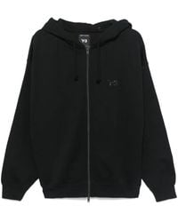 Y-3 - Sudadera con capucha y cremallera - Lyst
