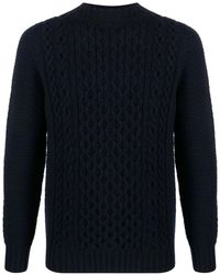 Drumohr - Pullover Mit Zopfmuster - Lyst