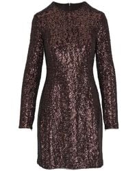 Michael Kors - Robe Courte Brodée De Sequins - Lyst