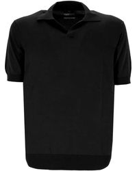 Hōsio - T-Shirt En Maille Fine À Col - Lyst