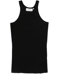 Sportmax - Spxfumato Ribbed-Knit Tank Top - Lyst