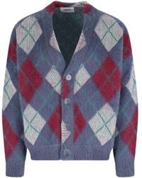 Bonsai - Cardigan En Maille Losanges - Lyst