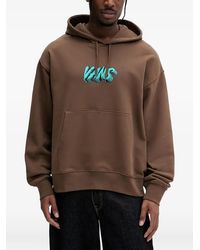 Vans - Logo-Print Drawstring Hoodie - Lyst