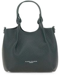 Gianni Chiarini - Dua Grained Leather Shoulder Bag - Lyst