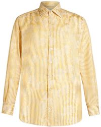 Etro - Striped Jacquard Shirt - Lyst