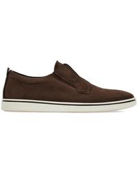 Ferragamo - Derby Slip-On Sneakers - Lyst