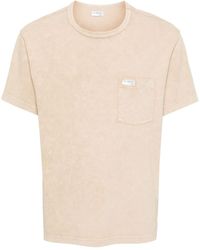 Fay - Logo-appliqué Cotton T-shirt - Lyst