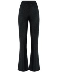 Missoni - Lamé Fabric Flare Trousers - Lyst