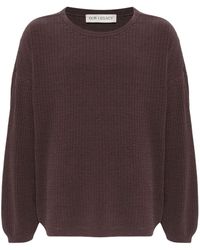 Our Legacy - Textured-finish Crew-neck Sweatshirt - Lyst