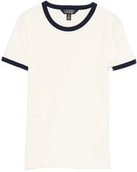 Ralph Lauren - Crew-Neck Trim T-Shirt - Lyst