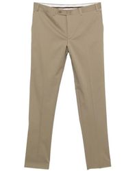 Canali - Straight Plooibroek - Lyst