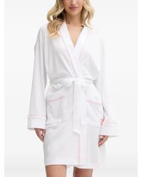 DKNY - Peignoir À Taille Ceinturée - Lyst