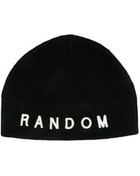 Random Identities - Embroidered-logo Wool-blend Beanie - Lyst