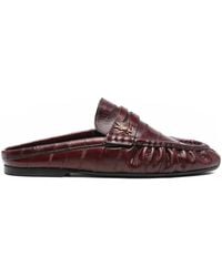 Saint Laurent - Le Loafer Round-Toe Mules - Lyst
