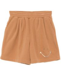 Joshua Sanders - Embroidered Fleece Shorts - Lyst