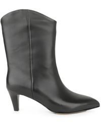 Linda Baumann - Pointed-Toe Leather Boots - Lyst