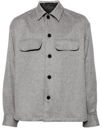 Kiton - Felted Cashmere-blend Shirt - Lyst