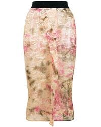 Aries - Lace Fin Midi Skirt - Lyst