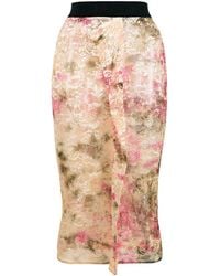 Aries - Lace Fin Midi Skirt - Lyst