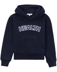 Sporty & Rich - Embroidered Fleece Hoodie - Lyst