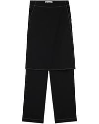 Sunnei - Layered-Design Trousers - Lyst