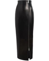 KHAITE - Gres Skirt - Lyst