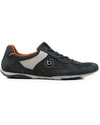 Bugatti - Sandstone Logo-Plaque Panelled Sneakers - Lyst