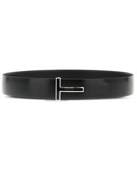 Tom Ford - Enamel Logo Reversible Belt - Lyst